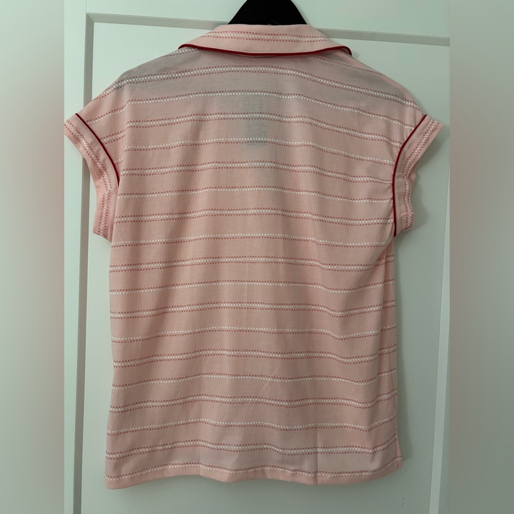 Tommy Hilfiger Pink and White Women's Pajama Set - Picture 3 of 13